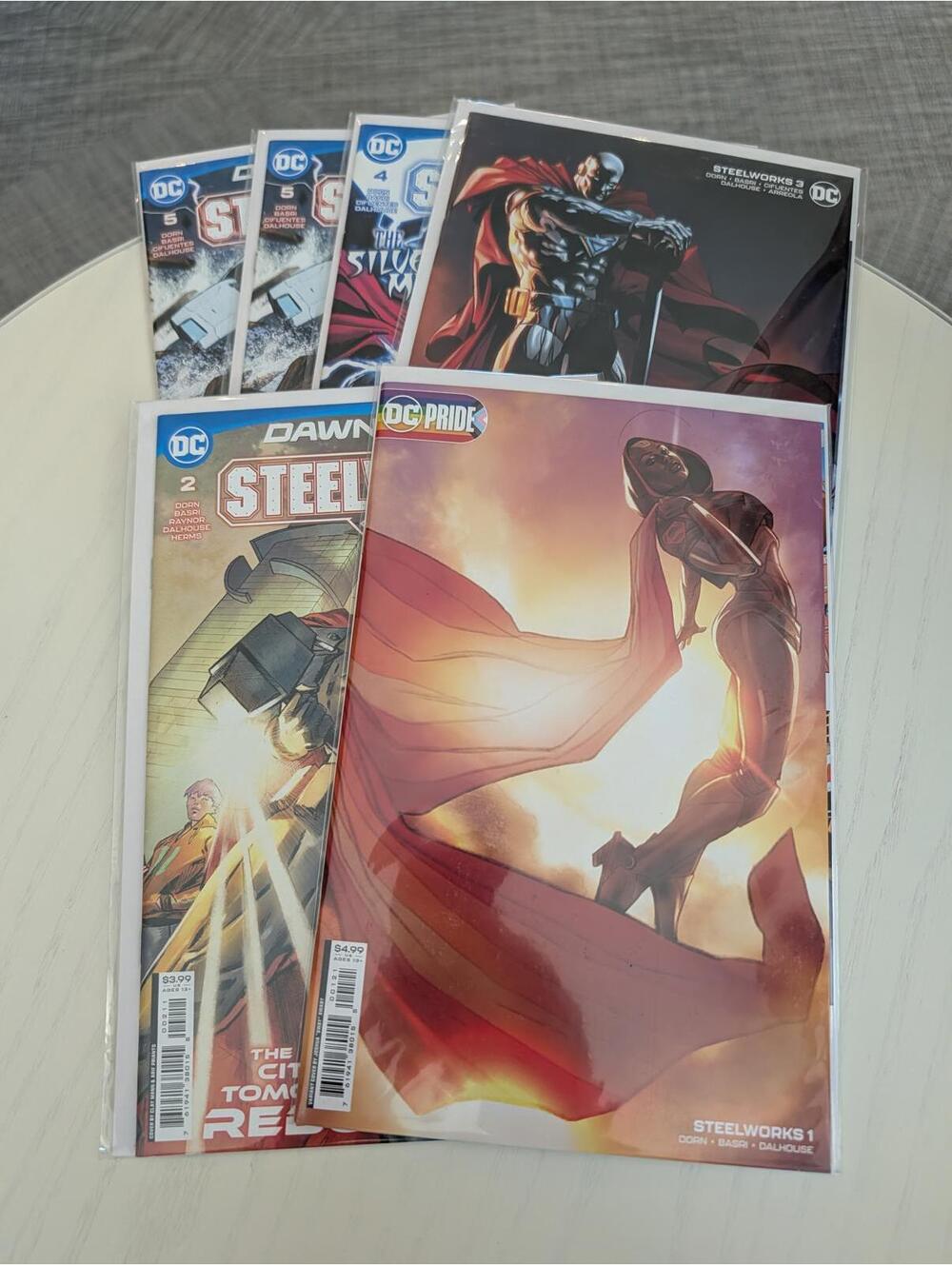 DC Comics Steelworks Comic Book Lot 1 - 5 - #1 Variant